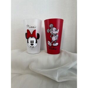 NWT Disney Mickey and Minnie‎ Mouse 32 Ounce Dishwasher safe Cups 1 Each